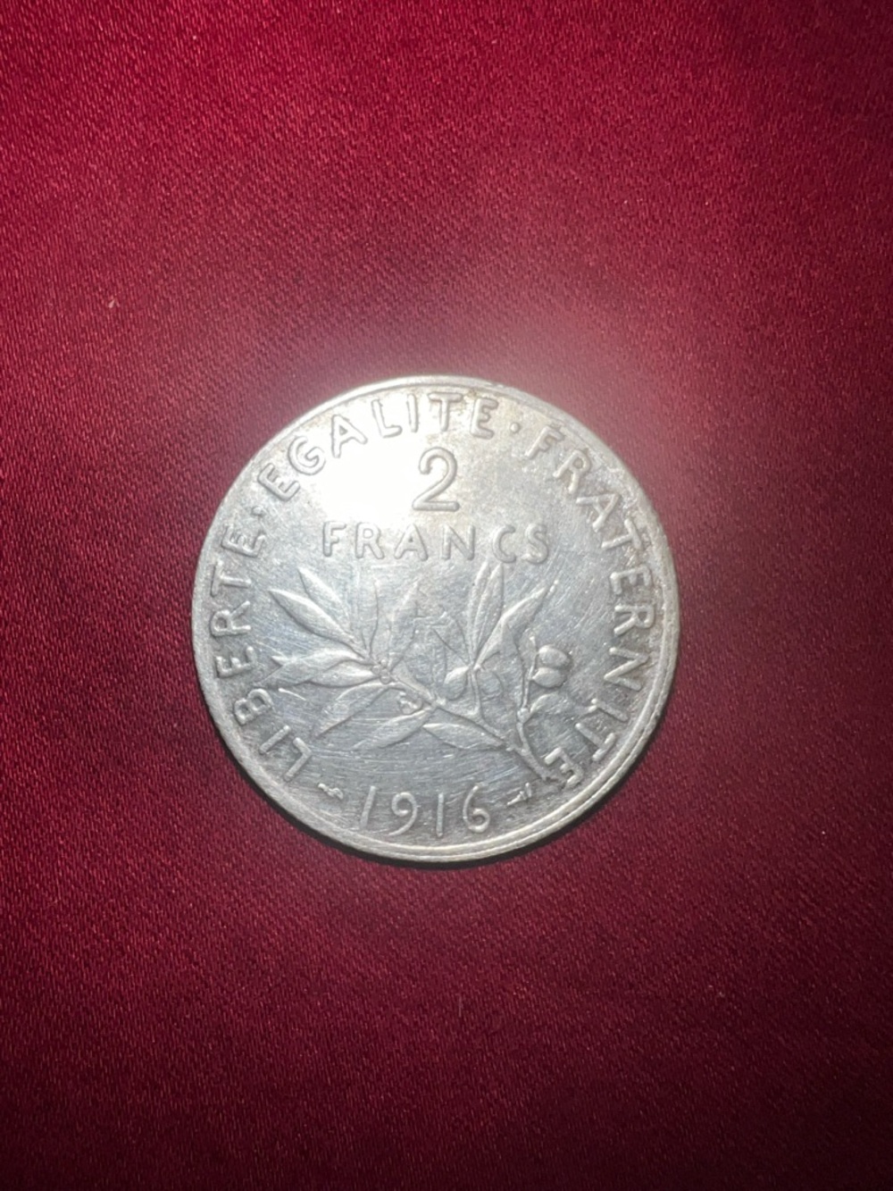 Silver French Coin dated 1916 - Picture 2 of 4